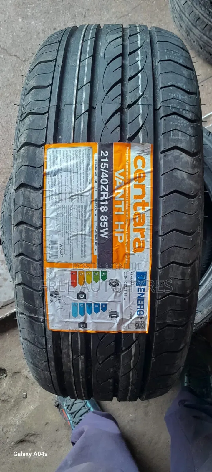 215/40zr18 Centara Tyres