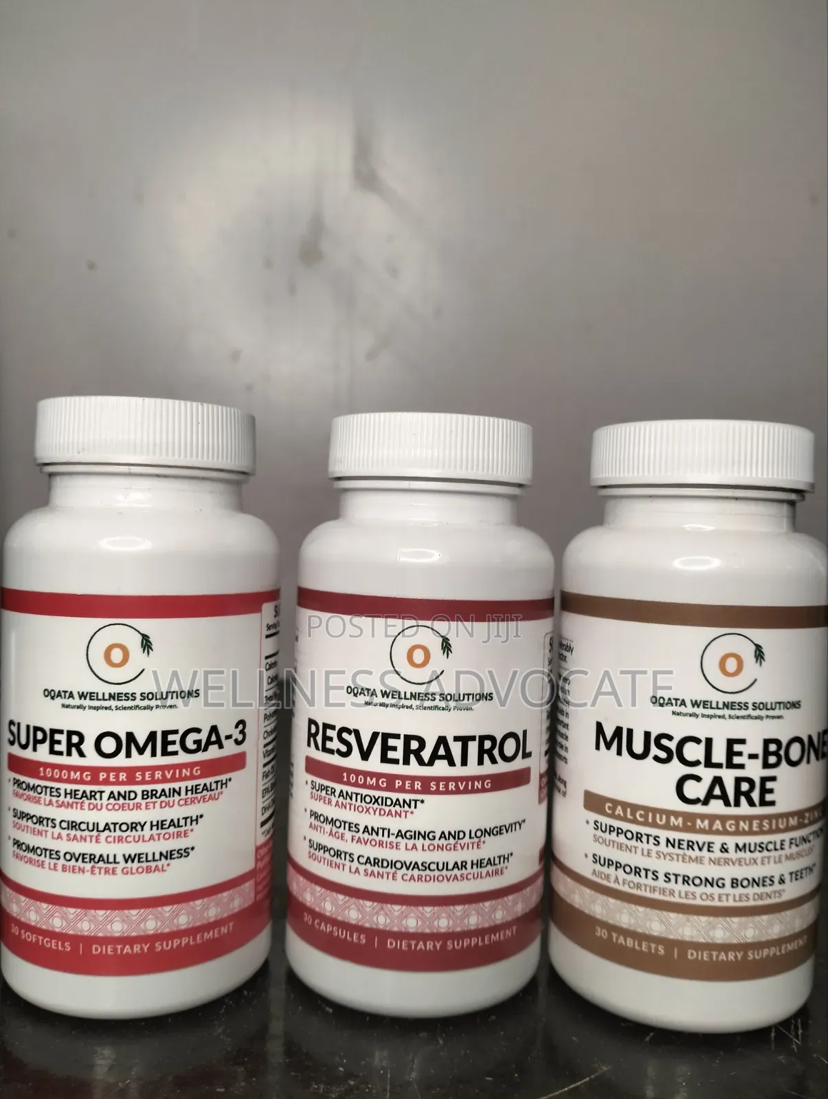 Resveratrol, Muscle–bone Care, Super–Omega 3 Wellness Blend