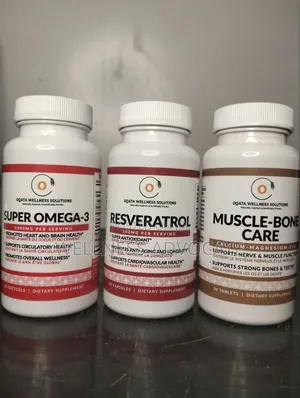 Resveratrol, Muscle–bone Care, Super–Omega 3 Wellness Blend