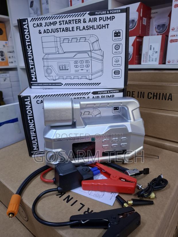 High Power Digital Jump Starter Pro Max With Adjustable Flashlight - thumbnail 2