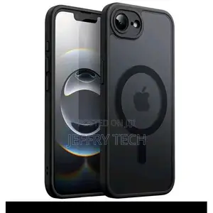 Matte Frosted Clear Case for iPhone 16e Magnetic Wireless Charge Shoc