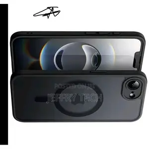 Matte Frosted Clear Case for iPhone 16e Magnetic Wireless Charge Shoc