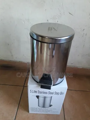 5 LTR Stainless Steel Heavy Duty Pedal Bin