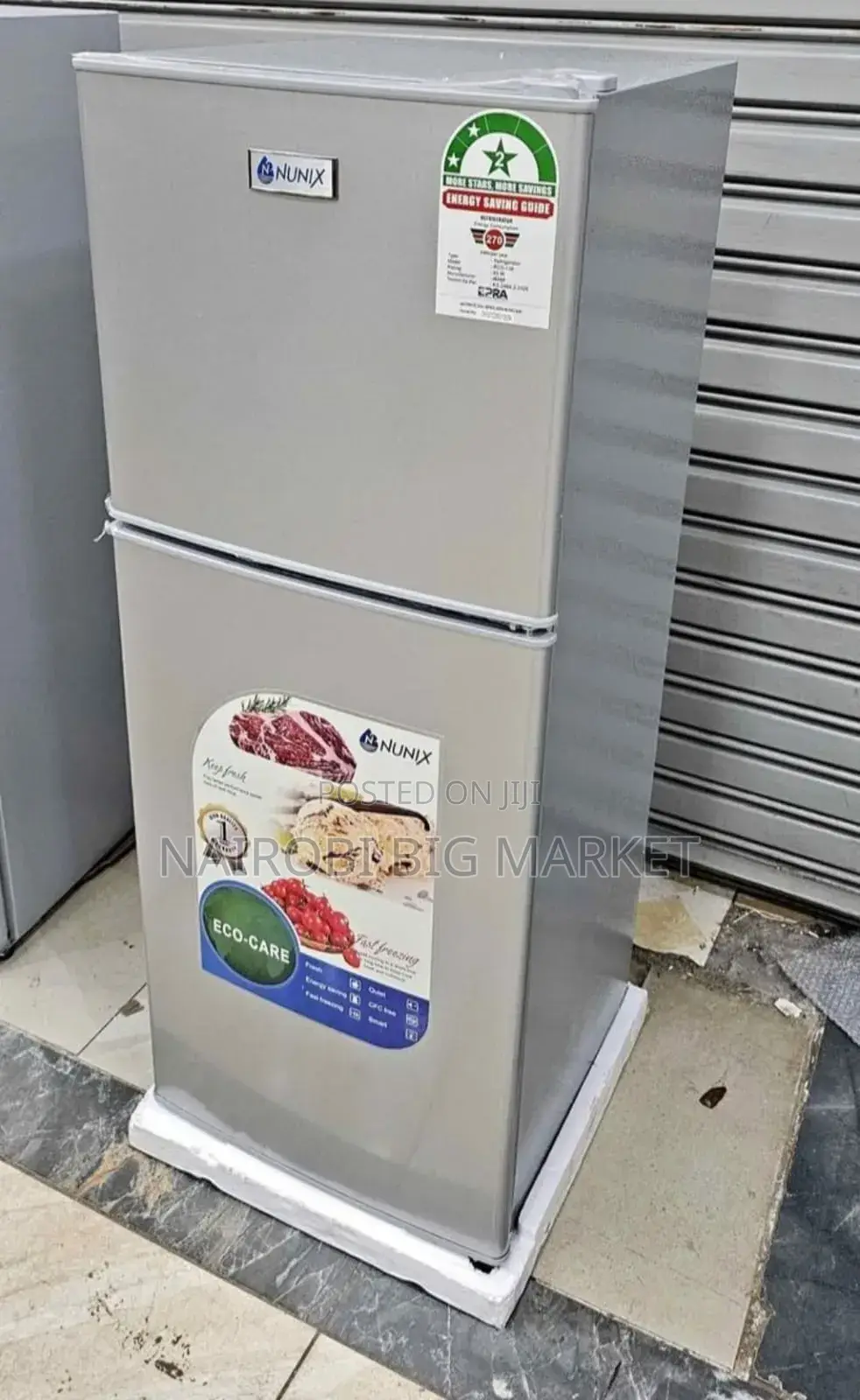 E Star Power Consumption Nunix 138 L Refrigeratorv