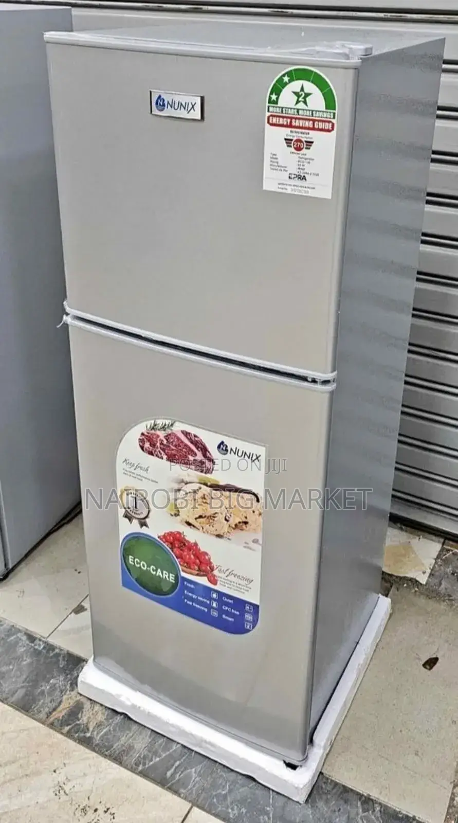 E Star Power Consumption Nunix 138 L Refrigeratorv