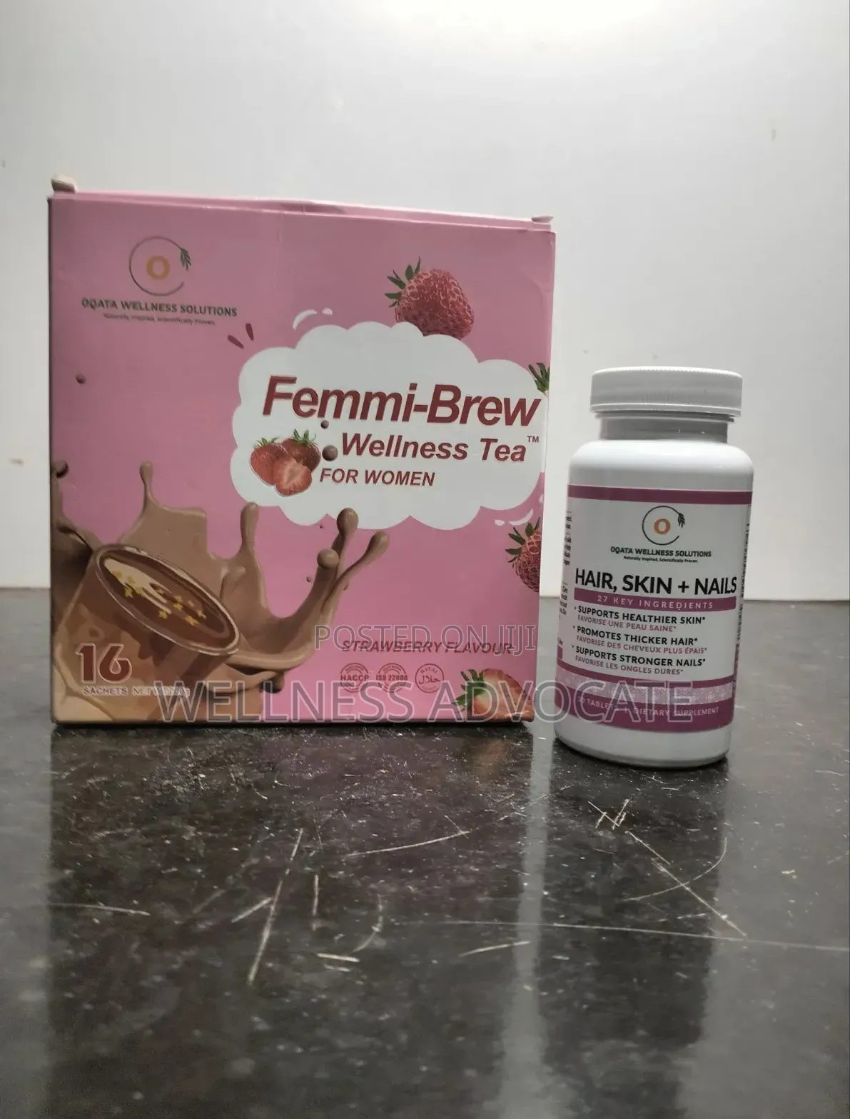Femmi–brew Wellness Tea, Hair Skin and Nails Supplement