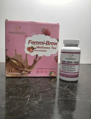 Femmi–brew Wellness Tea, Hair Skin and Nails Supplement
