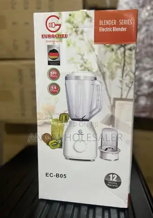Eurochef 2-in-1 Electric Blender With Grinder 1.5L Multi-Speed Blender