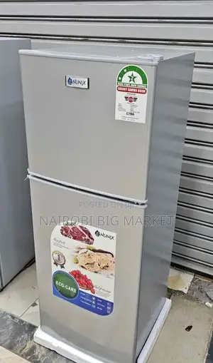 Nunix 138 L Fridge With Tough Glass Shelves
