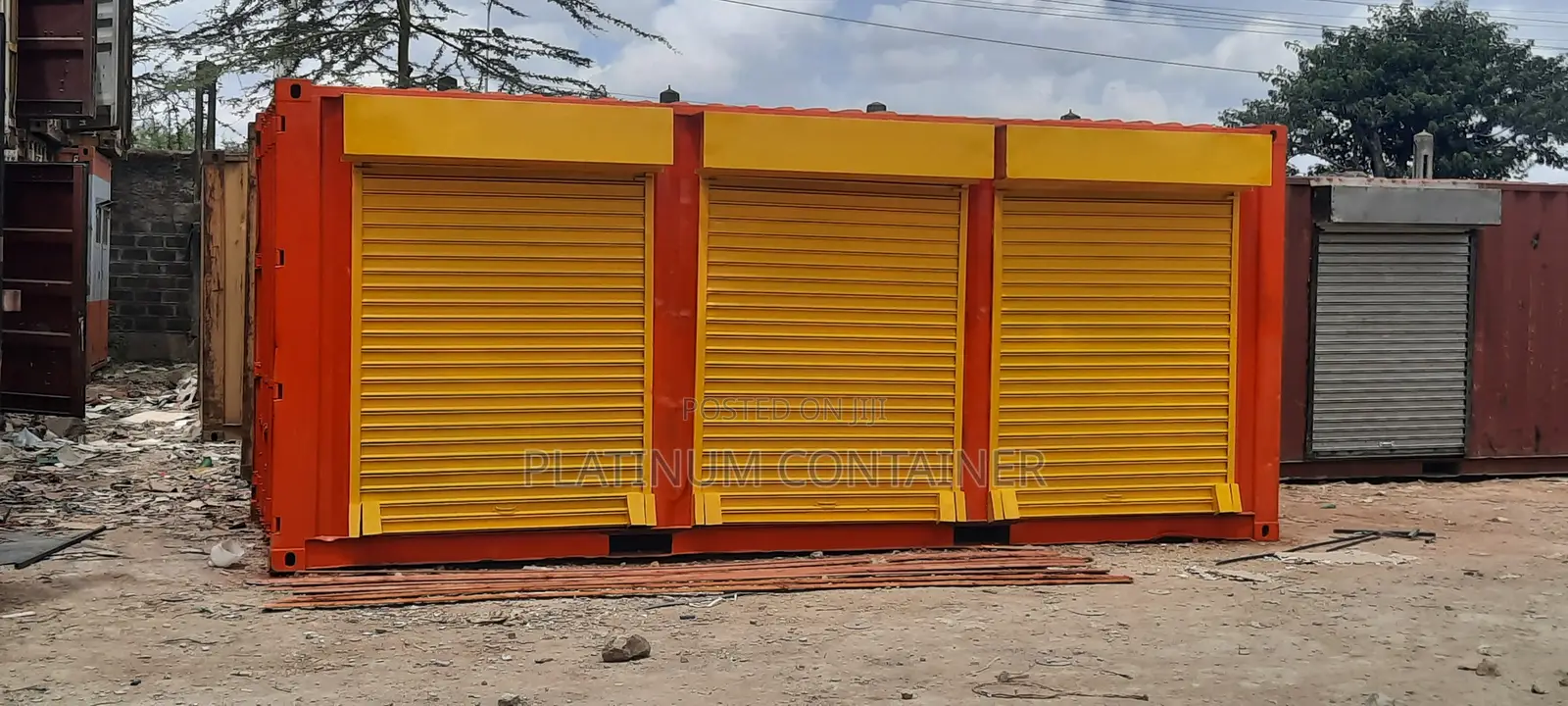 20FT Shipping Container Stalls Fabrication