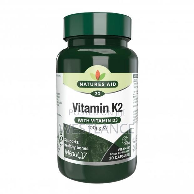 Natures Aid Vitamin MenaQ7 With Vitamin D3 30s