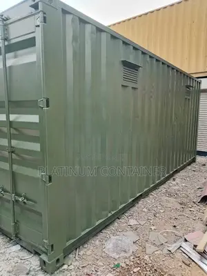 Shipping Container Storage With Shelves