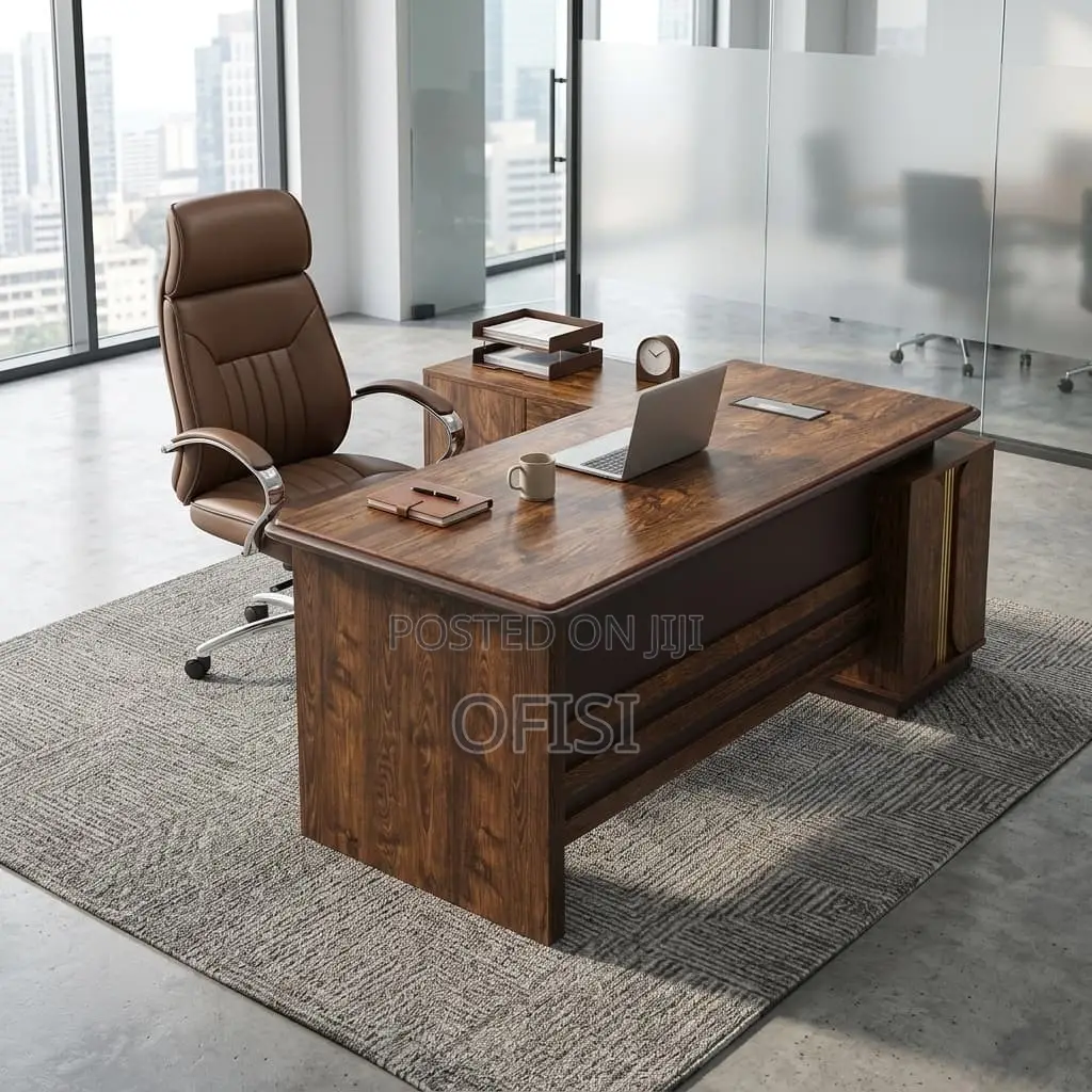 Office Desk; 1.8M Executive L-Shaped Boss Office Desk