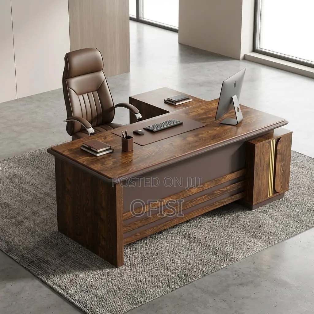 Office Desk; 1.8M Executive L-Shaped Boss Office Desk