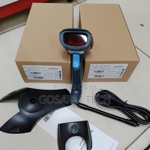 Syble Xb-2055 Handheld Scanner With Stand - Wired USB for Retail Pos