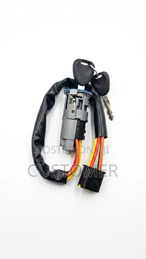 Universal Ignition Switch Lock Set With Wiring Harness 2 Keys