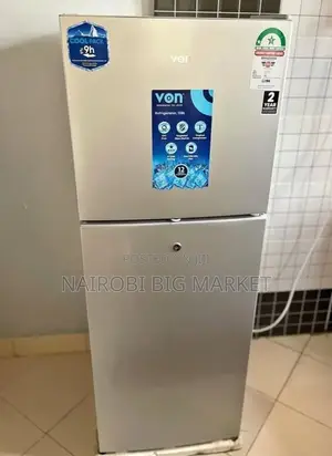 Low Noise 138 Litres Von Double Door Fridge