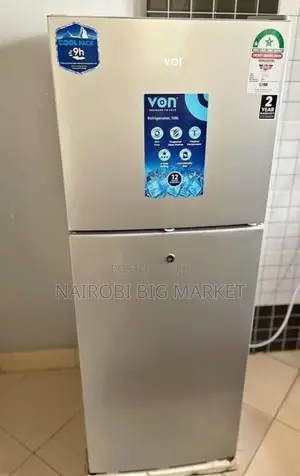 Low Noise 138 Litres Von Double Door Fridge