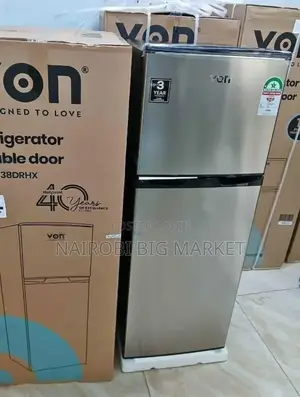 Von 138 L Fridge With Deep Utility Door Pockets
