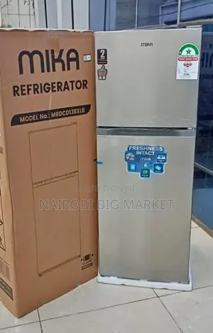 .Mika 138 Litres Double Door Refrigerator (Model:MRDCD138DS)