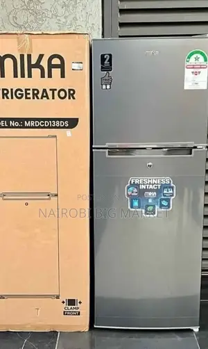 .Mika 138 Litres Double Door Refrigerator (Model:MRDCD138DS)
