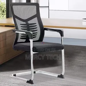 Executive Secretarial Office Chair (Black)