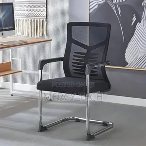 Executive Secretarial Office Chair (Black)