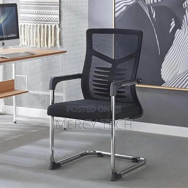 Executive Secretarial Office Chair (Black) - thumbnail 2