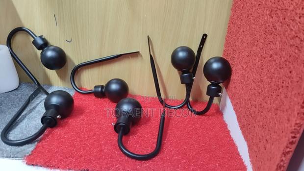 Black Curtains Wall Holders - thumbnail 2