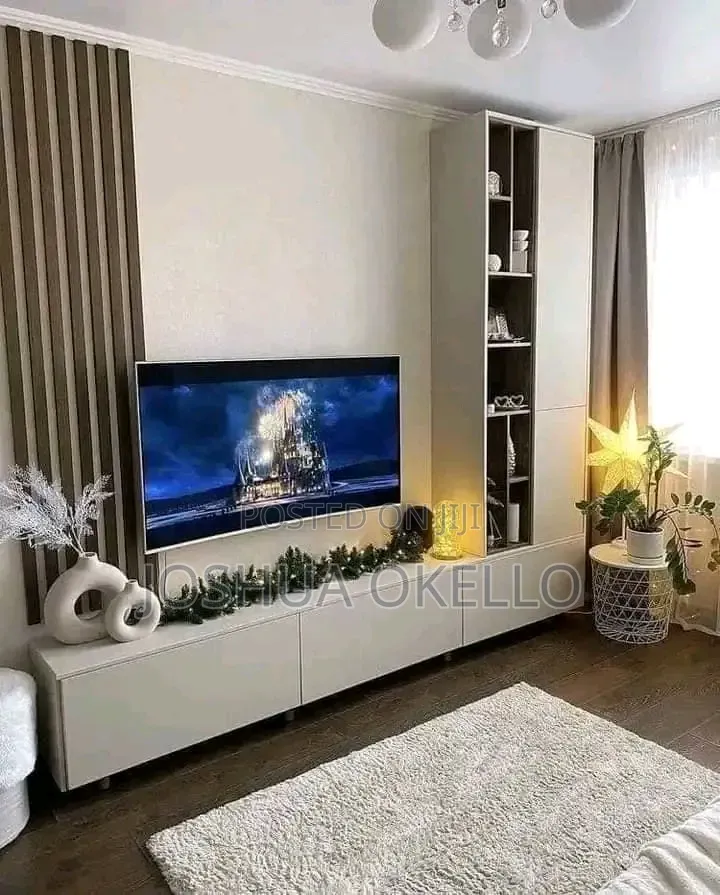The TV Stands and Decorations