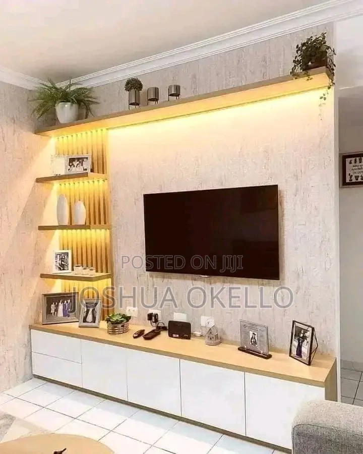 The TV Stands and Decorations