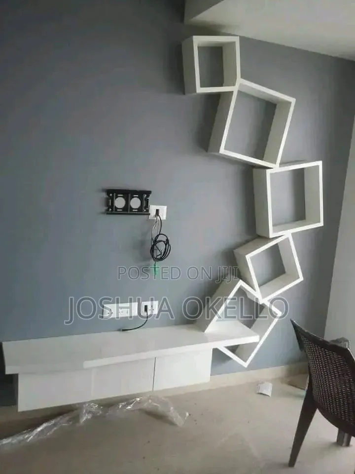 The TV Stands and Decorations