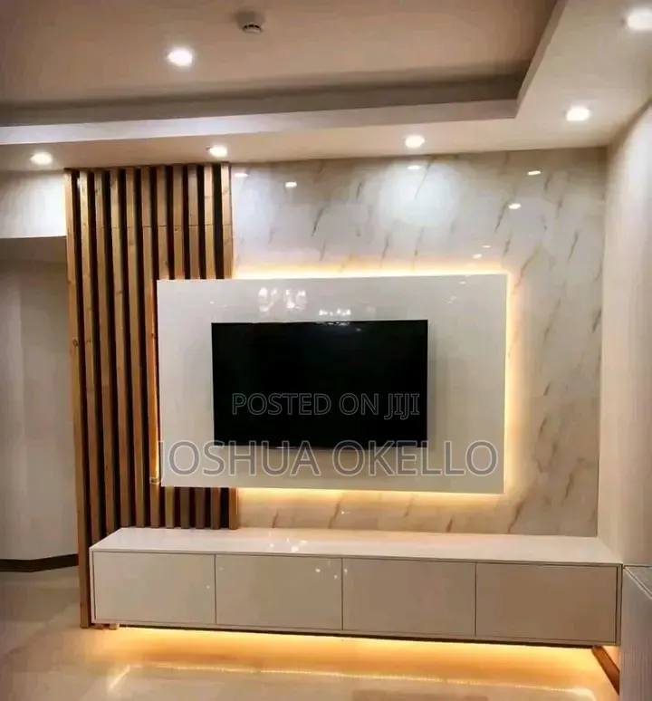 The TV Stands and Decorations