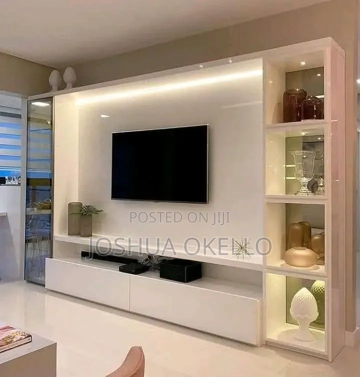 The TV Stands and Decorations