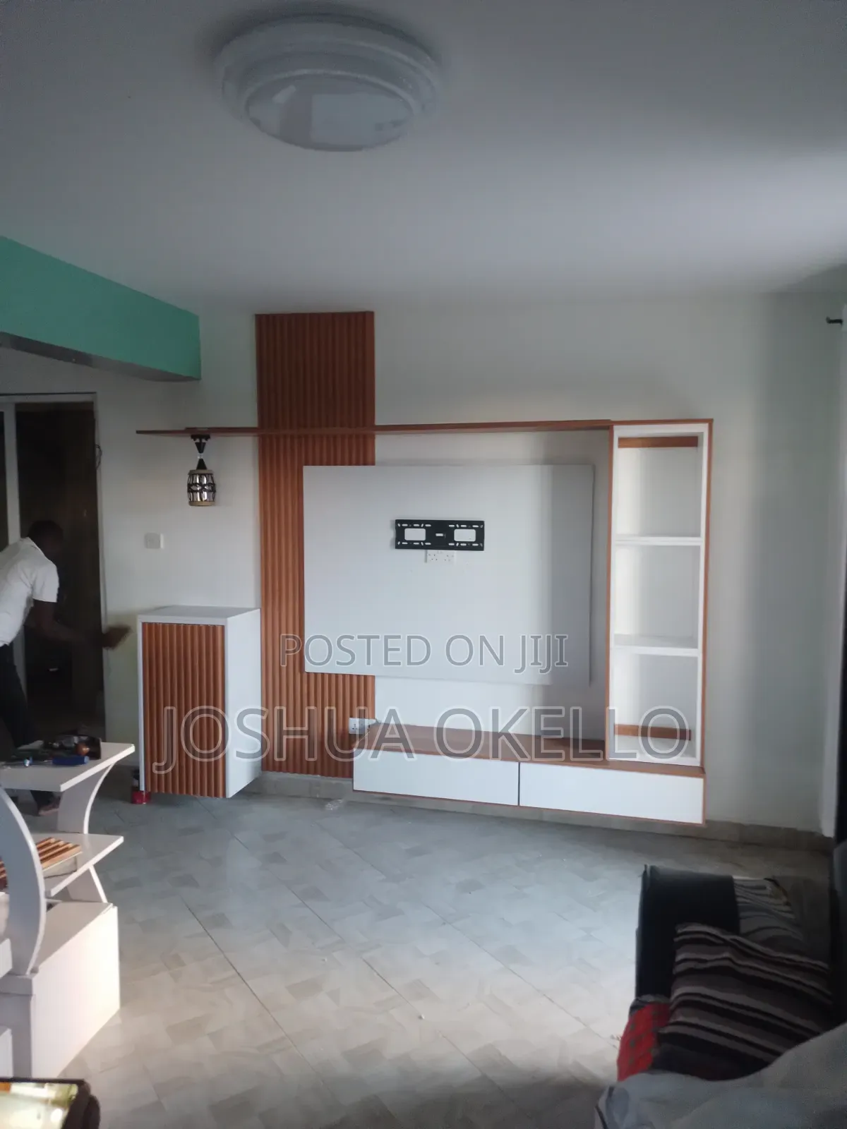 The TV Stands and Decorations