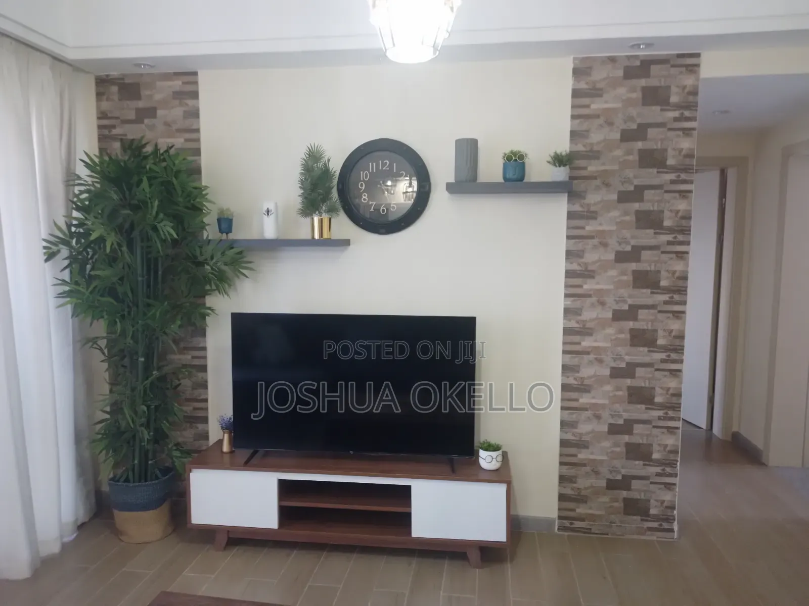 The TV Stands and Decorations