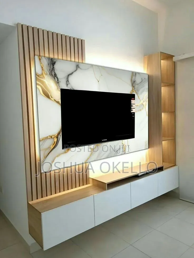The TV Stands and Decorations
