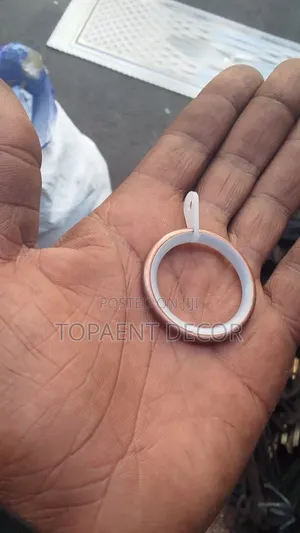 Brown Drapery Rings