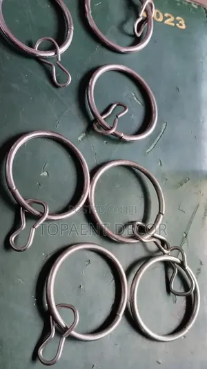 Curtains Metallic Rings Available