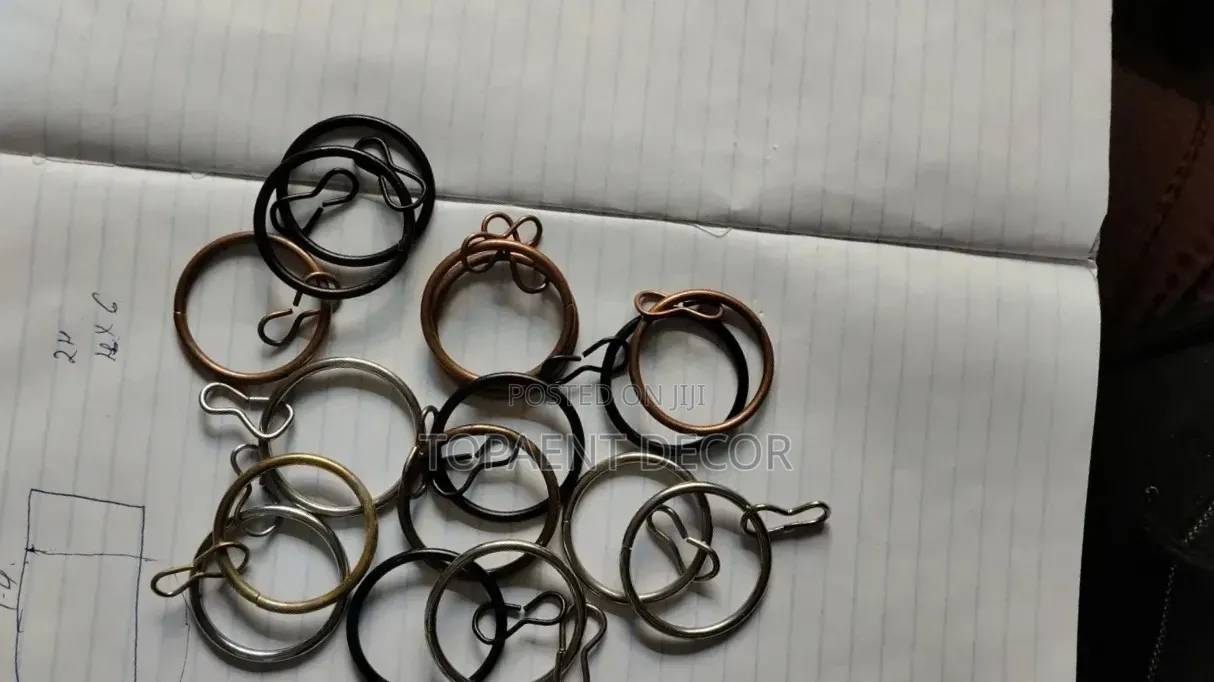 Curtains Metallic Rings Available