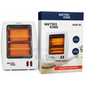 Metro King NSB-80 Compact, Portable White Quartz Room Heater