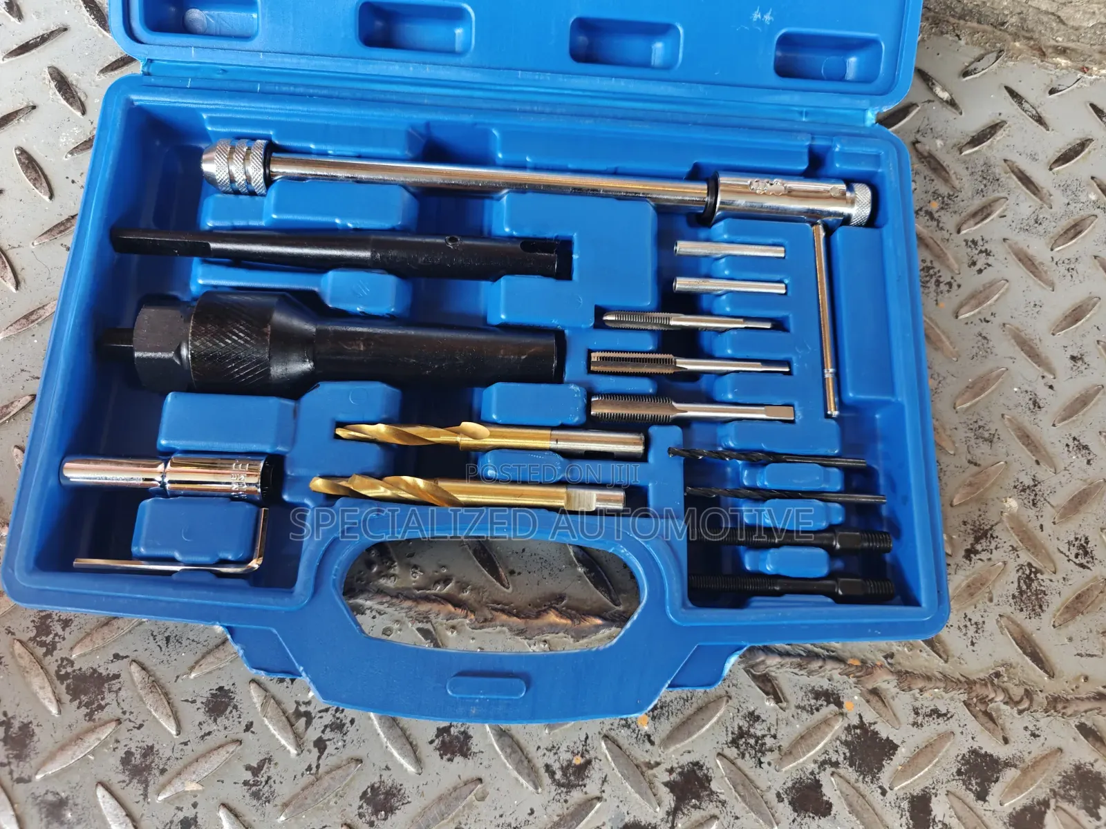Vehicle Diesel Engine Damaged Glow Plug Extractor Removal Tool Kit