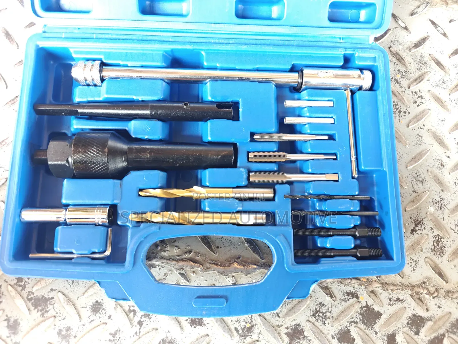 Vehicle Diesel Engine Damaged Glow Plug Extractor Removal Tool Kit