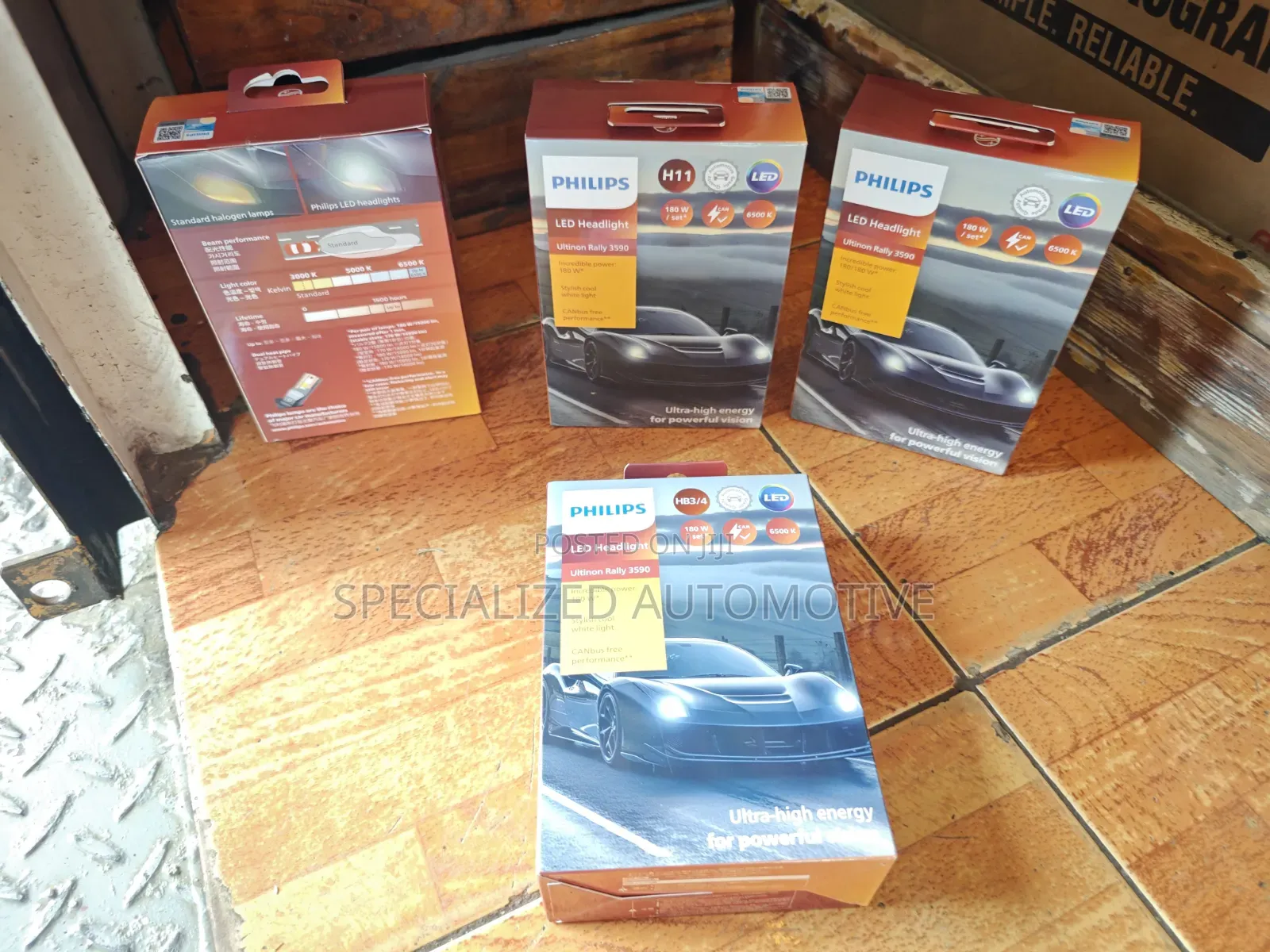 Original Philips Ultinon Rally Vehicle Led Headlight Bulbs Very Bright