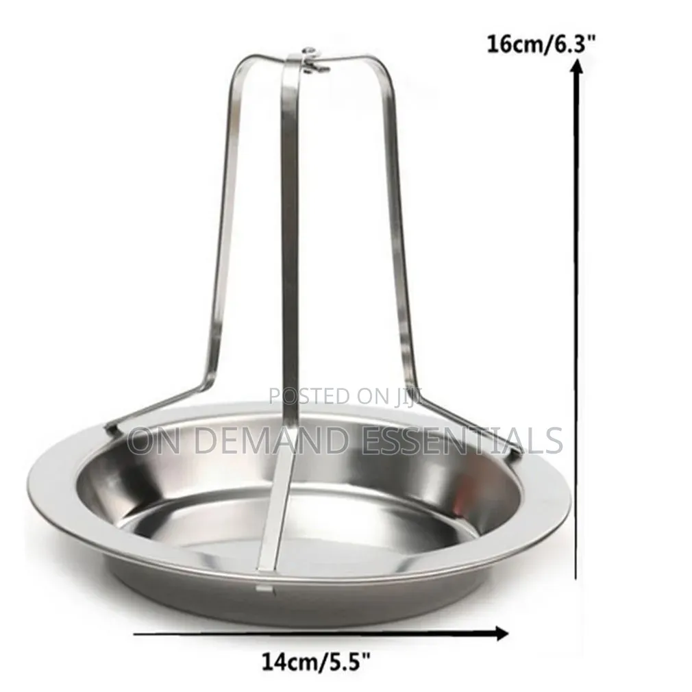 Stainless Steel Rotisserie Chicken Roaster Grill Stand
