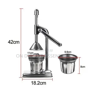 Heavy Duty Metallic Manual Citrus Juicer Stand Machine