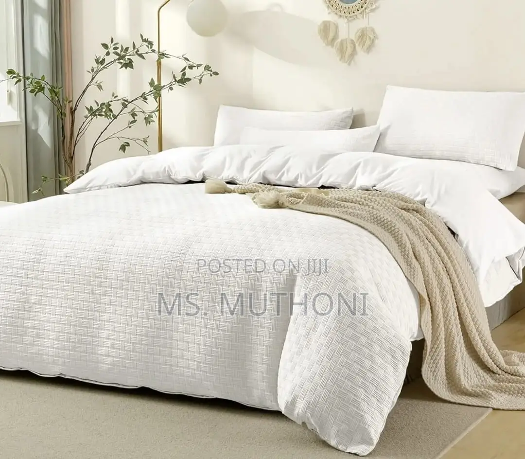(6*6/6*7) Premium Textured Duvet Cover Sets