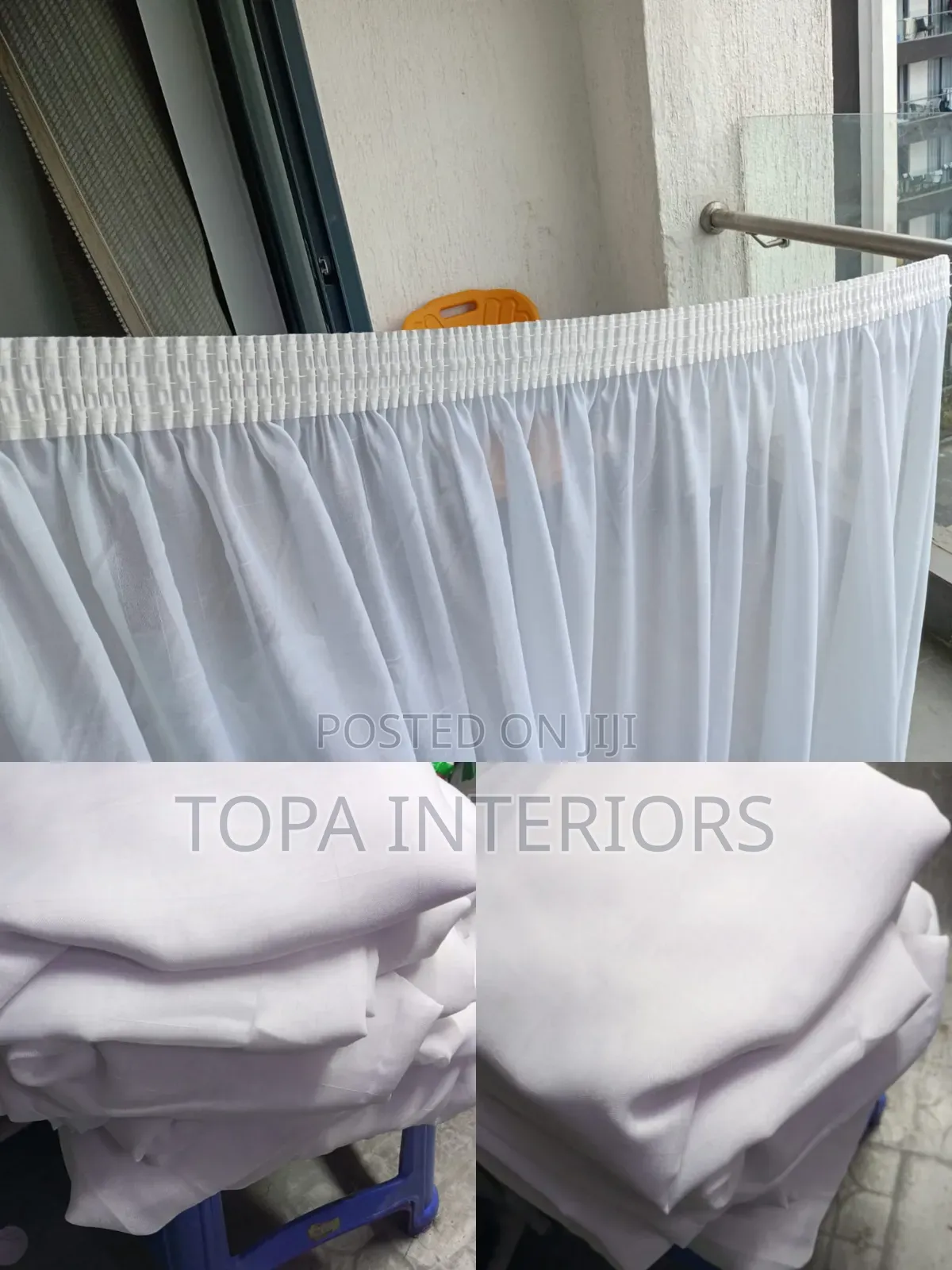 White Sheers Transparent Sheer Curtains for Living Room