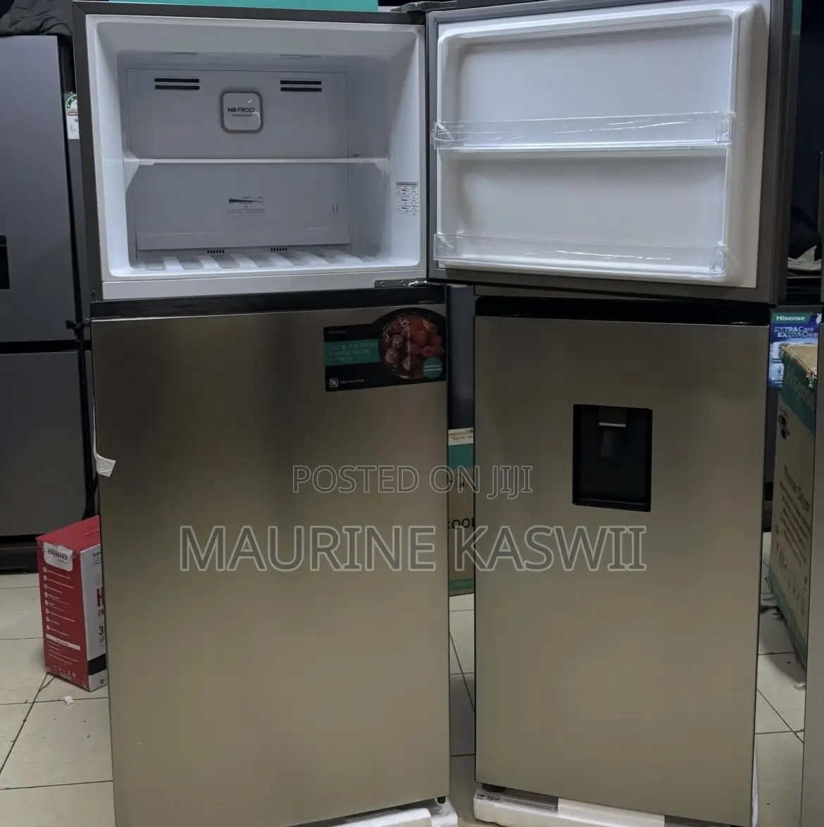 HISENSE DOUBLE DOOR REF 418 Dr No Frost