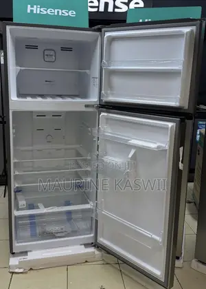 Hisense Fridge 424L Double Door Silver